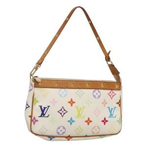 Pre Loved louis vuitton Women White Clutches